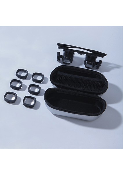 24X Kafa Bandı Büyüteç 2x 6x 10X 2 LED Işık Büyüteci (Yurt Dışından) fiyatları