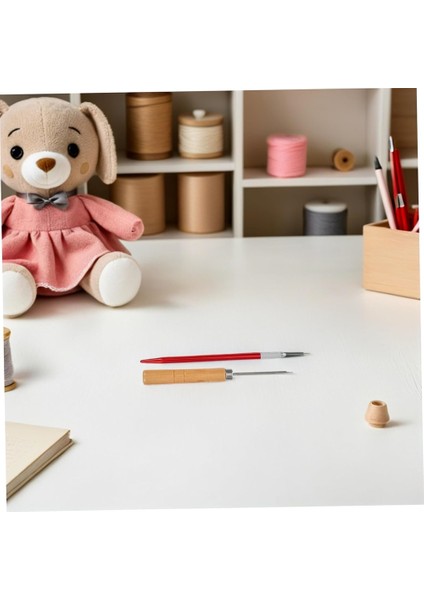 Iğneli Ahşap Saplı Bızlı Bebek Saçı Yeniden Köklendirme Kiti (Yurt Dışından) modelleri