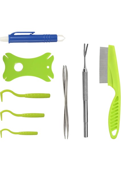 Parça Kene Çıkarma Aleti, Saklama Kutusu, Kene Cımbızı, Tarak (Yurt Dışından)