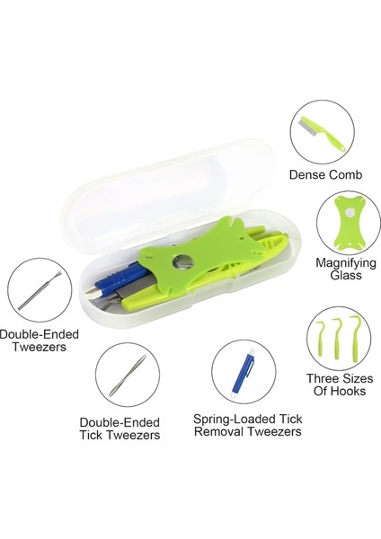 Parça Kene Çıkarma Aleti, Saklama Kutusu, Kene Cımbızı, Tarak (Yurt Dışından) fırsatları