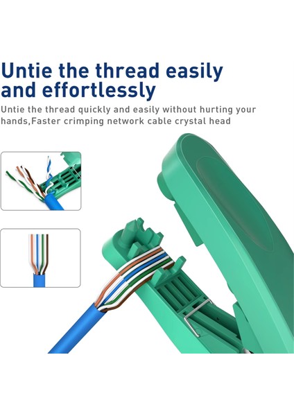 Kesme, Soyma ve Yeşil Özellikli 4'ü 1 Arada RJ45 Kablo Soyma Aleti (Yurt Dışından) fırsatları