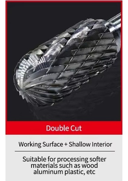 Karbür Döner Freze Şaft Tipi Tek Çift Yuvalı Tungsten Çelik Tipi (Yurt Dışından) fırsatları