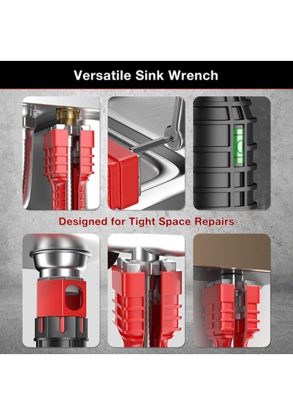 18'i 1 Arada Çok Işlevli Lavabo Anahtarı, Sıhhi Tesisat Aleti (Yurt Dışından) fırsatları