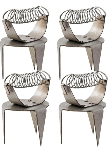 4 Parça Seramik Kil Sır Kelepçeleri Sır Klipsleri Kendin Yap Taşınabilir Pratik (Yurt Dışından)