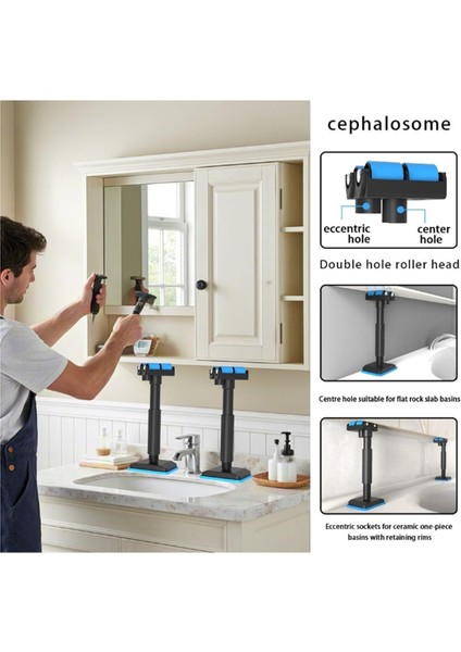 Banyo Dolabı Kapısı Montaj Desteği 19-44 cm Yükseklik Ayarlanabilir (Yurt Dışından) fiyatları