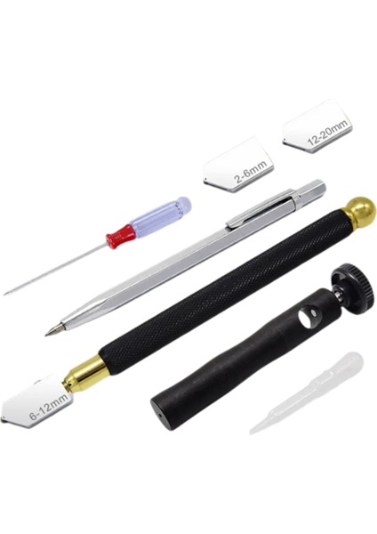 Cam Bıçak Seti Yağ Dolu Cam Bıçak Işaretleme Kalemi Seti (Yurt Dışından)