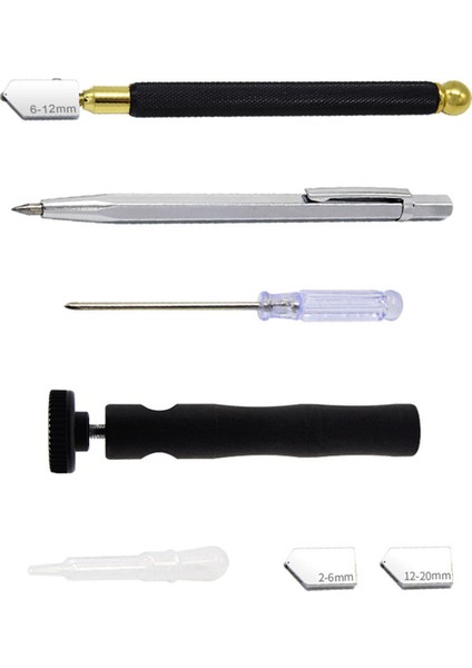 Cam Bıçak Seti Yağ Dolu Cam Bıçak Işaretleme Kalemi Seti (Yurt Dışından) fırsatları