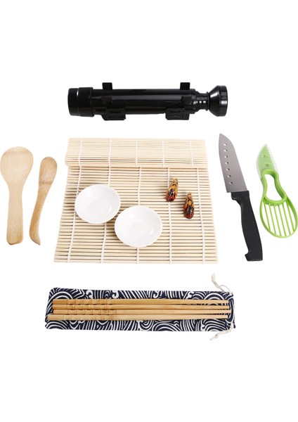 Suşi Yapım Seti Japon Yemekleri Yapım Aracı Suşi Kalıbı Mutfak Aletleri (Yurt Dışından)
