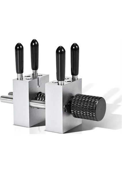 Model Kelepçeleme Aleti Elde Taşınabilir Mini Tezgah Yüksek Hassasiyetli Bölünmüş Siyah (Yurt Dışından)