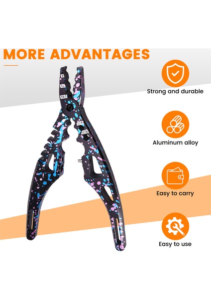 Profesyonel Çok Amaçlı Alet Metal Kelepçe Şok Pensesi Çok Renkli (Yurt Dışından) fırsatları