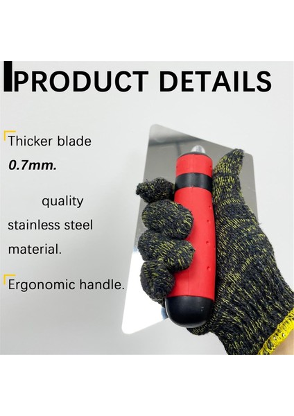 Parçalı Paslanmaz Çelik Venedik Sıva Malası Seti (Yurt Dışından) modelleri