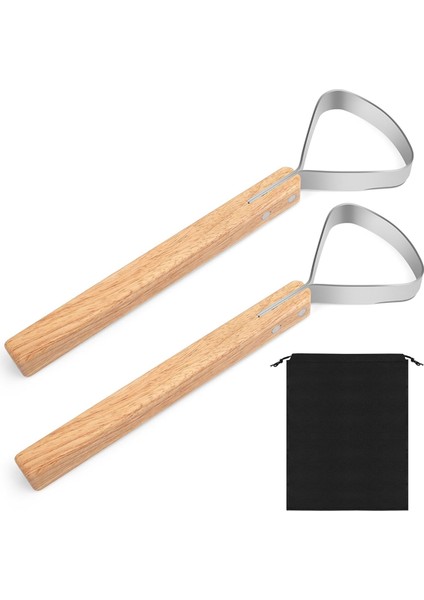 Saklama Çantalı 2'li Deri Etleme Bıçağı (Yurt Dışından)