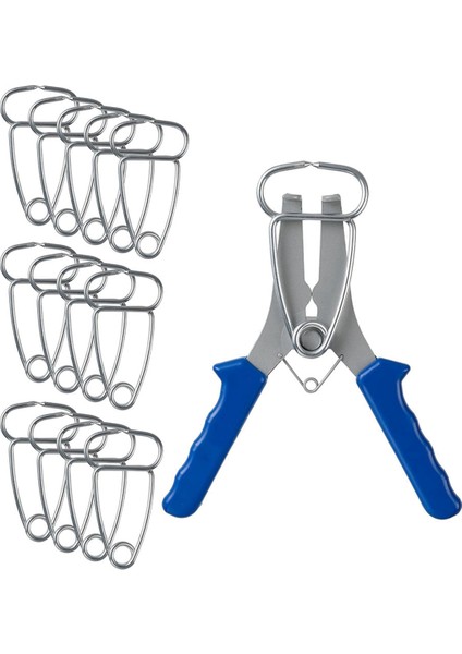 Gönye Yaylı Kelepçe Seti 13 Yaylı Penseli Gönye Kelepçesi (Yurt Dışından)