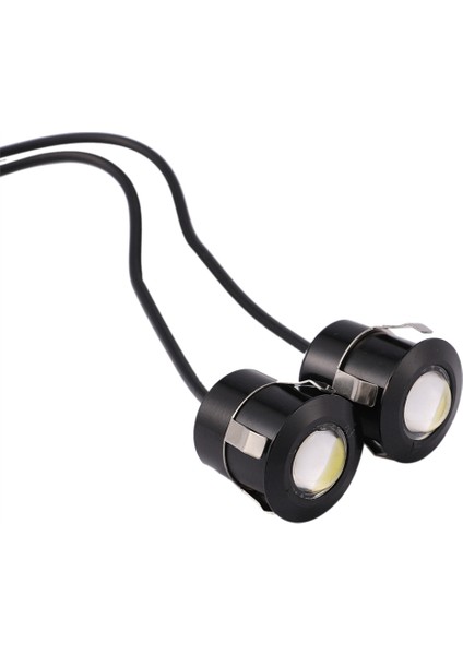 8pcs LED Kartal Göz Yedekleme Lambası Sis Sürüş Lambası Araba Motosiklet Beyaz Işık 9W Siyah (Yurt Dışından) indirimleri