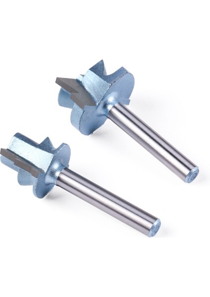 Ahşap Işleme Freze Ucu Seti 6 mm Saplı Helisel Zıvana Bıçağı Zemin Frezesi (Yurt Dışından)