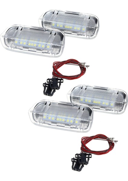 4pcs Kapı Uyarı Hoş Geldiniz Nezaket Işığı LED Lamba Golf Için Dekoratif Lamba 5 6 7 Mk5 Mk6 Mk7 (Yurt Dışından) fırsatları