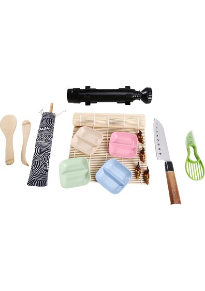 Suşi Yapım Seti Japon Yemekleri Yapım Aracı Suşi Kalıbı Mutfak Aletleri B (Yurt Dışından) modelleri