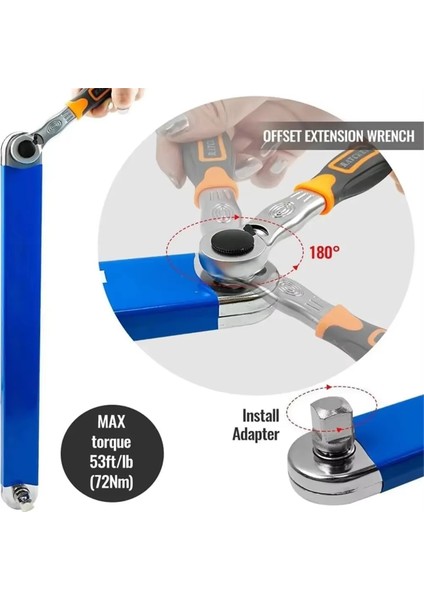 Ofset Uzatma Anahtarı Dar Alanlar Için Evrensel Uzatma Aracı (Yurt Dışından) modelleri