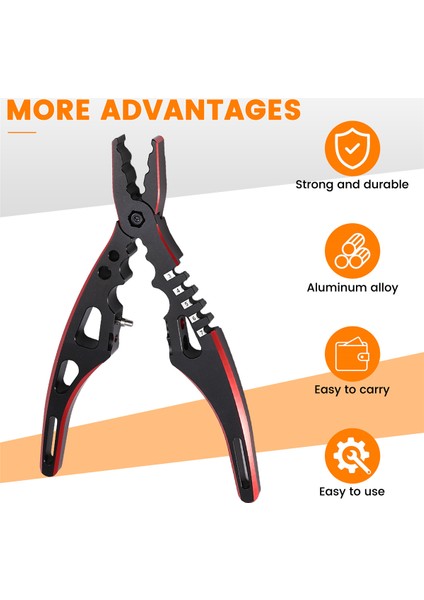 Profesyonel Çok Amaçlı Alet Metal Kelepçeli Şok Pensesi Siyah+Kırmızı (Yurt Dışından) fırsatları