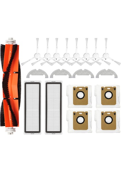 Dreame Bot D10 Için Plus Aksesuarlar RLS3D Robot Vakum Süpürge Ana Yan Fırça Hepa Filtre Mop Bez Tuz Torbaları Parçalar (Yurt Dışından)