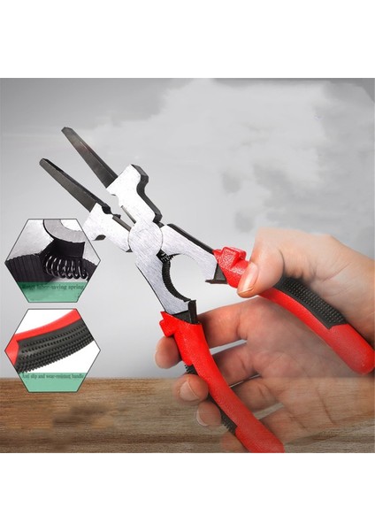 8 Inç Çok Fonksiyonlu Kaynak Pensesi Düz Ağızlı Pense (Yurt Dışından) fırsatları