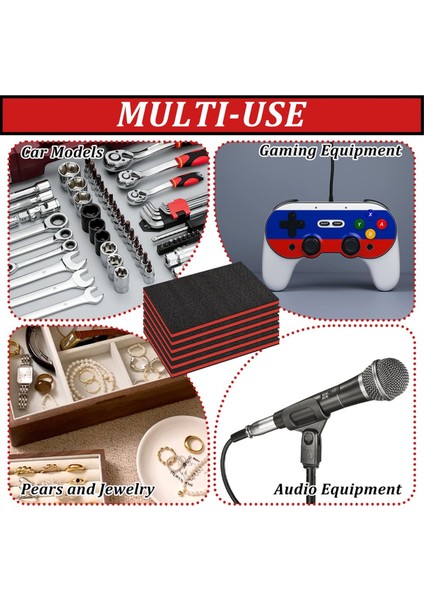 Adet Alet Kutusu Köpüğü, Kutular Için Köpük Ek Parçaları, Alet Kutusu Astarı (Yurt Dışından) fırsatları