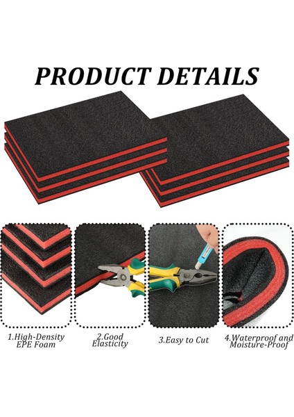 Adet Alet Kutusu Köpüğü, Kutular Için Köpük Ek Parçaları, Alet Kutusu Astarı (Yurt Dışından) indirimleri