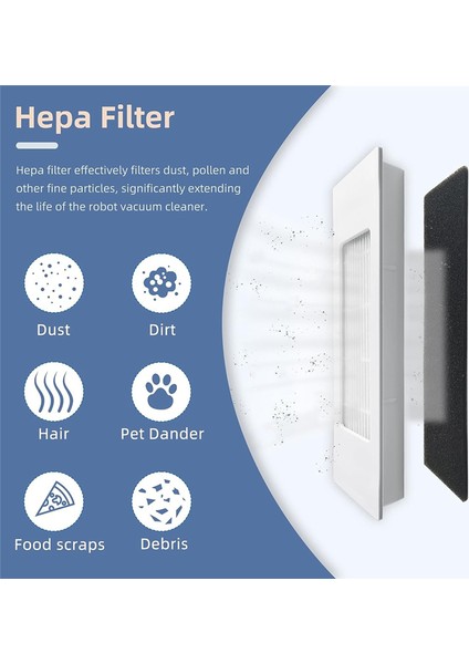 Yedı Vac Max Için Yedek Parçalar, Vac Istasyonu Robot Vakum Temizleyici Aksesuarlar Ana Yan Fırça Hepa Filtreler Paspas Bezi (Yurt Dışından) fiyatları