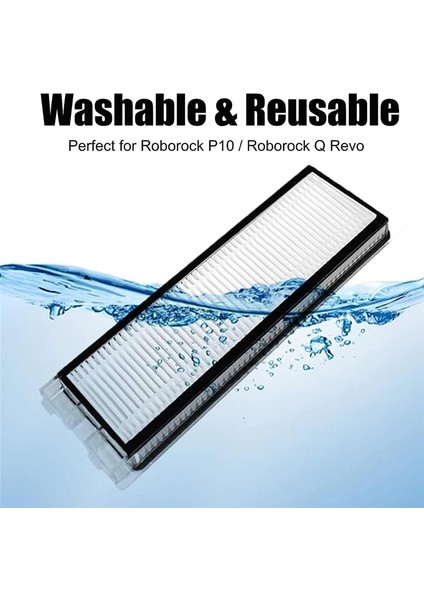 Roborock Q Revo P10 Için Robot Vakum Temizleyici Aksesuarları Ana Yan Fırça Mop Kumaşları Toz Çantaları Hepa Filtreler (Yurt Dışından) fırsatları