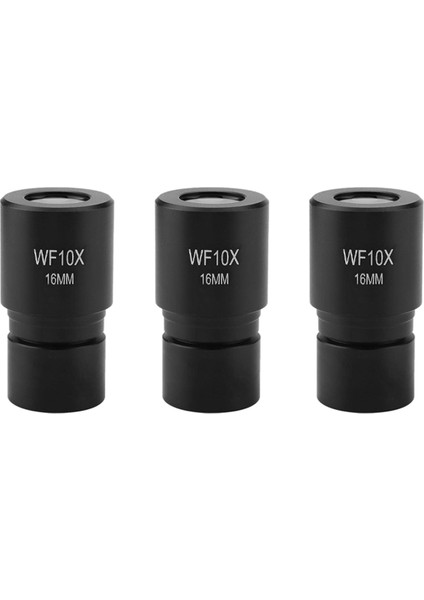 3x Mikroskop Mercek Lensleri, Biyolojik Mikroskop Için DM-R001 WF10X 16MM Mercek 23.2mm Ölçek 0.1 mm (Yurt Dışından)