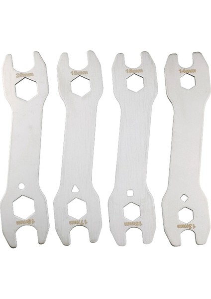 4 Adet Bisiklet Göbek Anahtarı Bisiklet Tamir Aletleri Bisiklet Göbek Koni Anahtarı (Yurt Dışından)