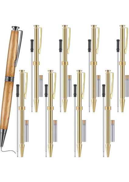 Ahşap Torna El Sanatları Için 8 Adet 7mm Trimline Büküm Kalem Seti (Yurt Dışından)