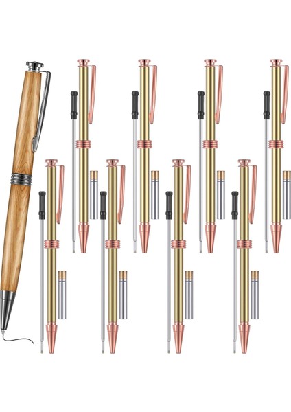 Ahşap Torna El Sanatları Için 8 Adet 7mm Trimline Büküm Kalem Seti (Yurt Dışından)
