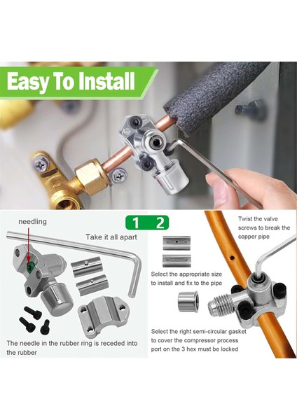 BPV31 Delme Vanası, 1/4,5/16,3/8 Inç Üniversal Boru (Yurt Dışından) indirimleri
