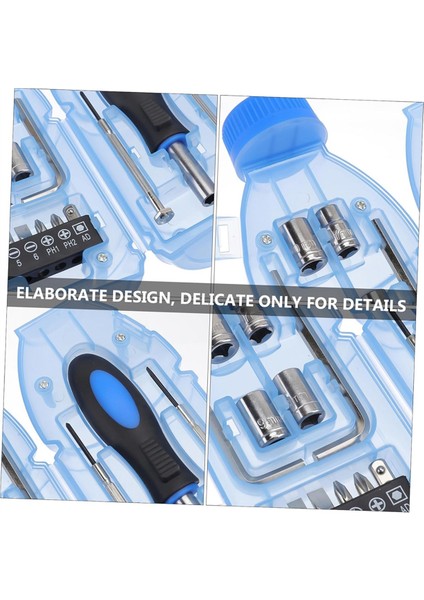 Set Şişe Tasarımlı Tornavida Seti El Aleti Seti (Yurt Dışından) modelleri