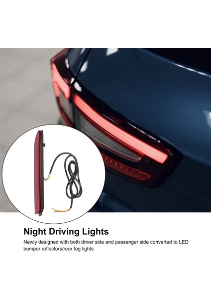 Toyota Camry Sienna Avalon Rav4 Wish Fortuner LED Arka Tampon Sis Işık Tayt Fren Durdur Işık Reflektör Sürüş Lambası (Yurt Dışından) fırsatları