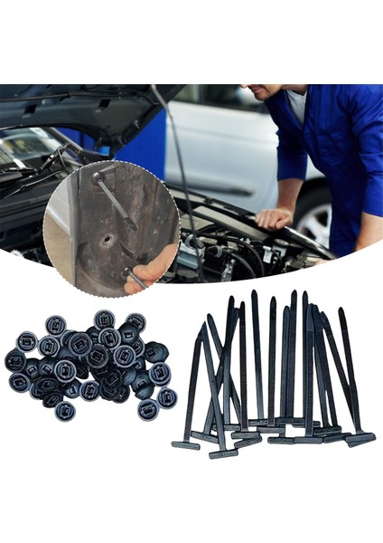 Naylon Kablo Bağı Tokası Kendinden Kilitli Fermuarlı Bağ Tutucu B (Yurt Dışından) fırsatları