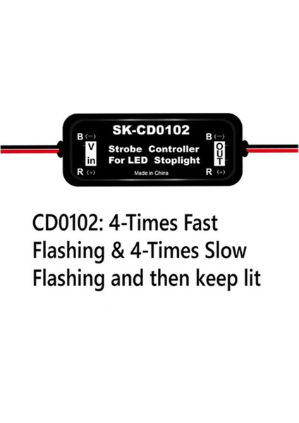 Strob Kontrolör Fren Işık Flaşör Modülü Araç LED Fren Durdurma Işık Lambası 12V-16V (Yurt Dışından) indirimleri