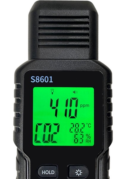3 Arada 1 Co2 Meter Hava Kalitesi Monitörü Elde Taşınır 5000PPM Co2 Monitör Ölçüm Karbon Dioksit ℃/℉ Dedektör S8601 (Yurt Dışından) fırsatları
