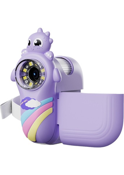 Çocuk Mikroskop Kamera Hd Ekran Taşınabilir Mikroskop 8 LED Işık Fotoğraf/video Çekme 1000X Gözlem Aracı A (Yurt Dışından)