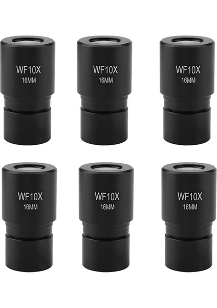 6x Mikroskop Mercek Lensleri, DM-R001 WF10X 16MM Deslak Biyolojik Mikroskop Oküler Montaj 23.2mm (Yurt Dışından)