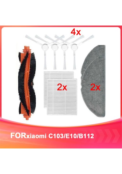 Xiaomi C103/E10/B112 3c Için, Robot Yan Fırça Filtresi Süpürme ve Lekelenme Için Geliştirilmiş Sürüm Aksesuarları (Yurt Dışından)