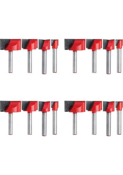 16PCS Alt Temizleme Gravür Bit Ahşap Yönlendirici Bitleri 10/15/22/30MM Freze Kesici Ahşap Freze Kesici Seti (Yurt Dışından)