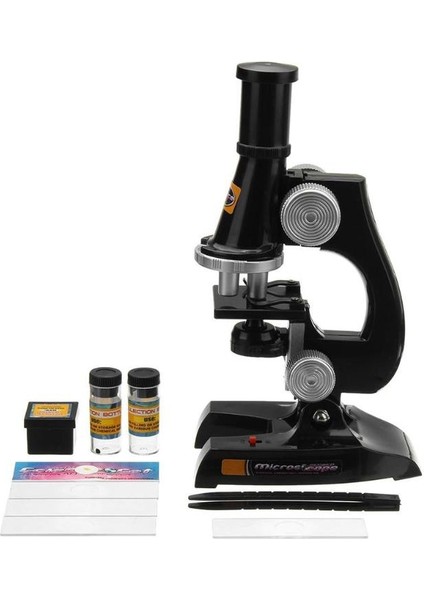 Mikroskop Kiti Lab LED 100X/200X/450X Homeschool Science Eğitim Oyuncak Hediyesi Rafine Biyolojik Mikroskop Çocuk Çocuk (Yurt Dışından) modelleri