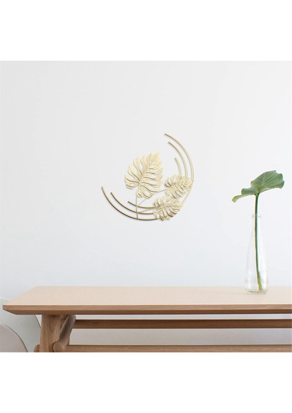 Demir Yaprak Duvar Asma, Monstera Yaprak Duvar Süsleri Yatak Odası Oturma Odası Ofis Dekoru Için Altın Duvar Dekorasyonu (Yurt Dışından) fiyatları