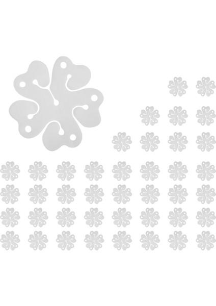 Düğün Etkinlik Dekorasyonları Için 50 Taşınabilir Çiçek Şekli Balon Klipler Tutucu Paketi Doğum Günü Partisi Malzemeleri (Yurt Dışından) modelleri