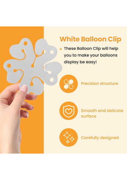 Düğün Etkinlik Dekorasyonları Için 50 Taşınabilir Çiçek Şekli Balon Klipler Tutucu Paketi Doğum Günü Partisi Malzemeleri (Yurt Dışından) indirimleri