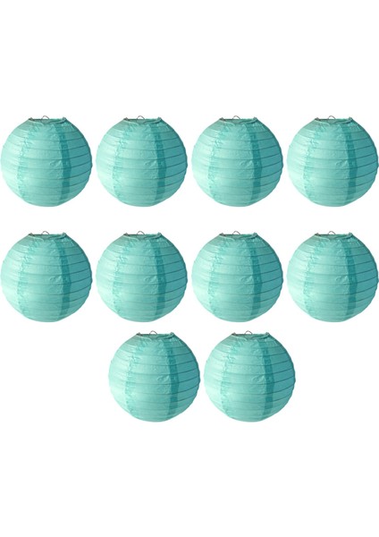 Mavi Kağıt Fenerler, Düğünler, Alışveriş Merkezleri, Okullar, Açık Hava Etkinlikleri Için Uygun Dıy Yuvarlak Fenerler (Yurt Dışından)