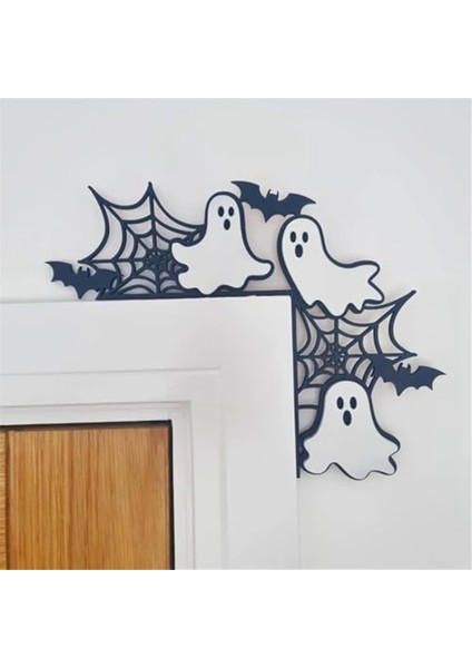 Cadılar Bayramı Kapı Çerçevesi Dekorasyonu, Cadılar Bayramı Kapı Köşesi Işareti, Kapı Çerçevesi Dekorasyon Heykeli, A3 (Yurt Dışından) indirimleri