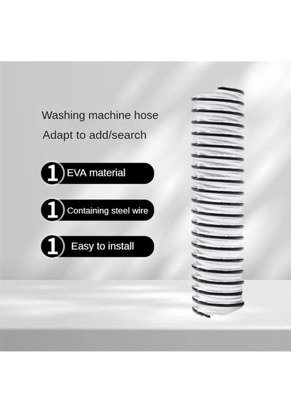 Tineco Zemin Serisi /dreame Serisi Zemin Yatakçığı Evrensel Kanalizasyon Borusu Spiral Hortum Zemin Fırçası Bağlantı Borusu Için 4pcs (Yurt Dışından) indirimleri